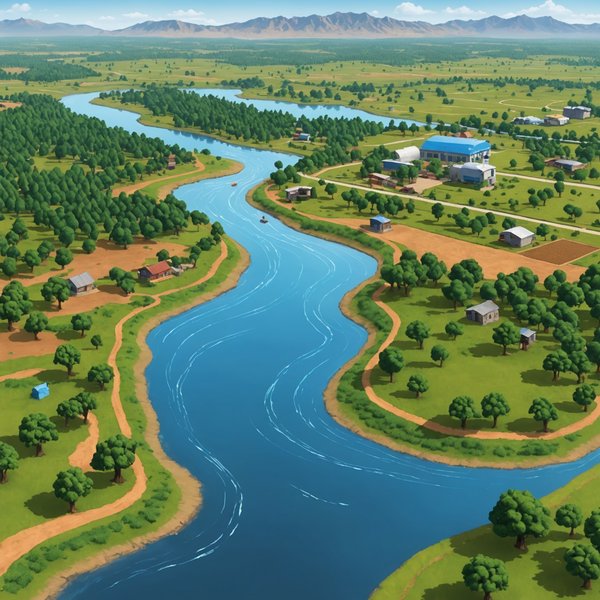 Comment un jeu de simulation de gestion de l'eau peut-il enseigner les principes de la gestion des ressources en eau ?