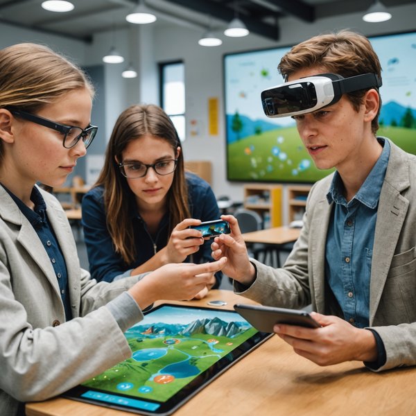 Quels sont les avantages de l'utilisation de la réalité augmentée pour les jeux éducatifs en sciences naturelles ?